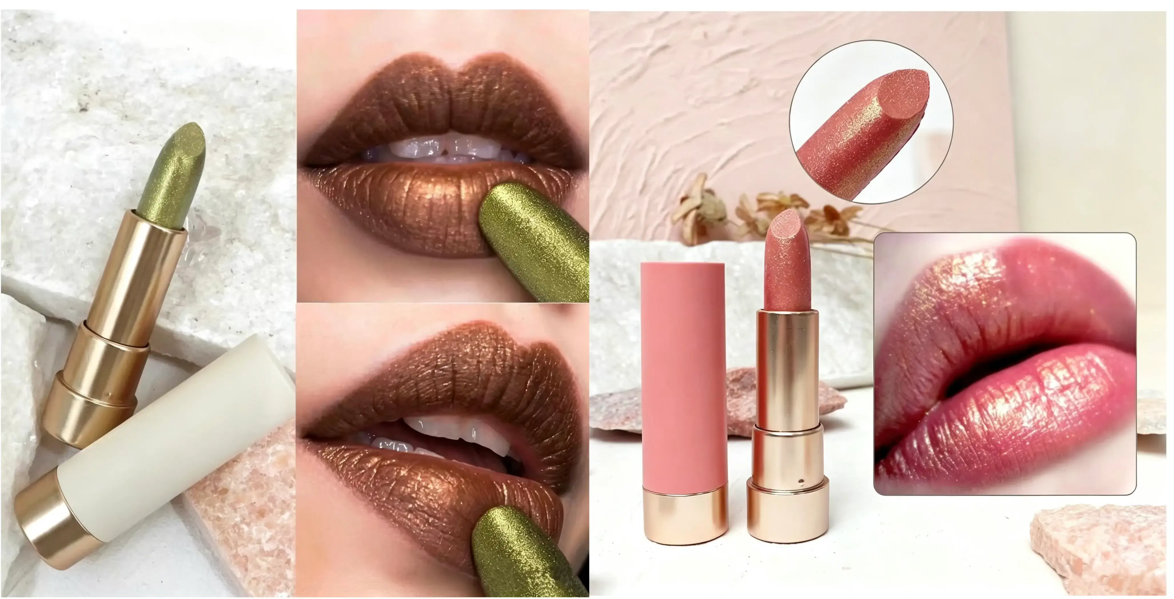  Spray-Gild Aurora Sparkle Shimmer Lipstick 