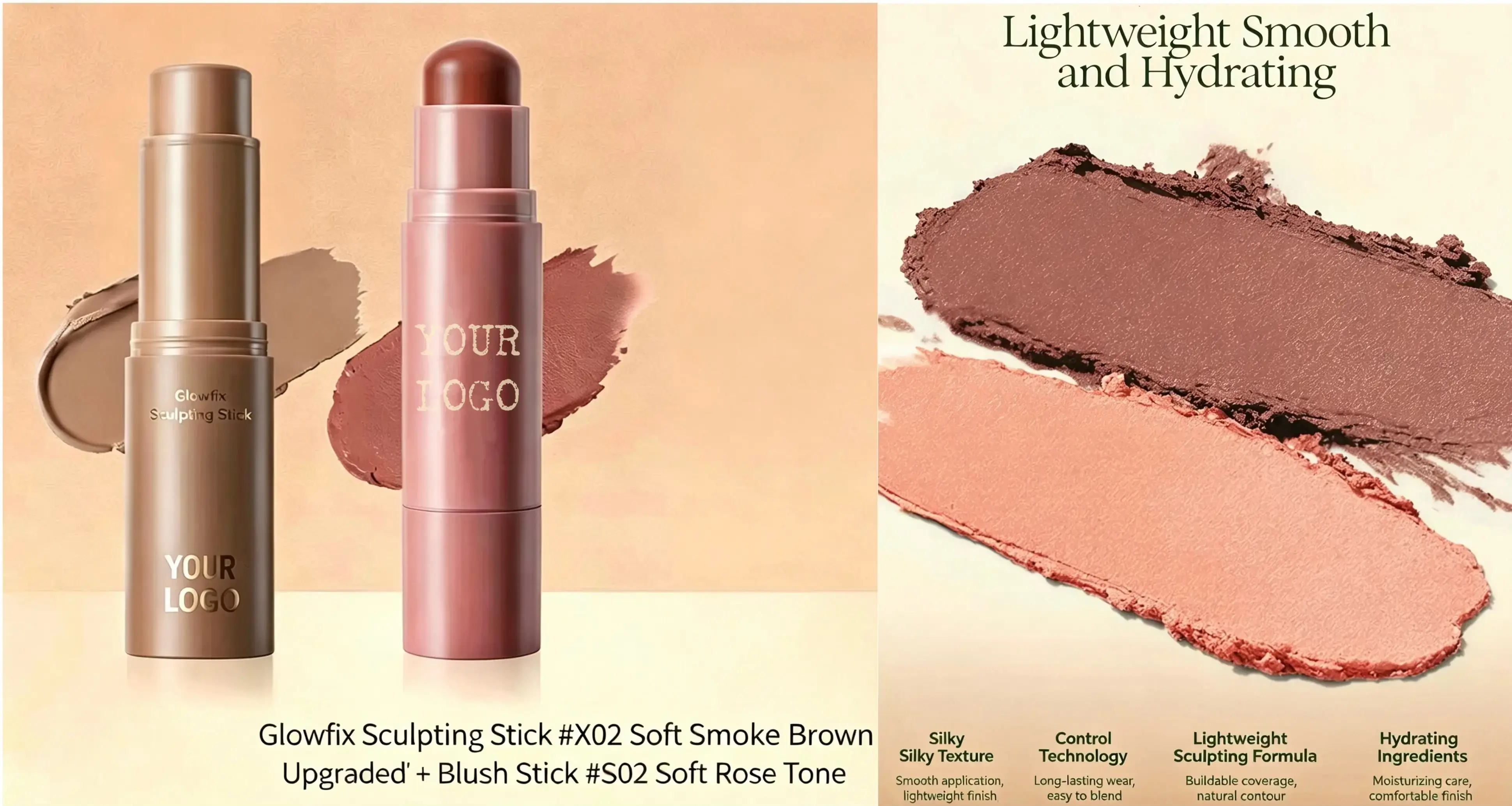 Dual-End Sponge Multi-Use Blush Stick 2