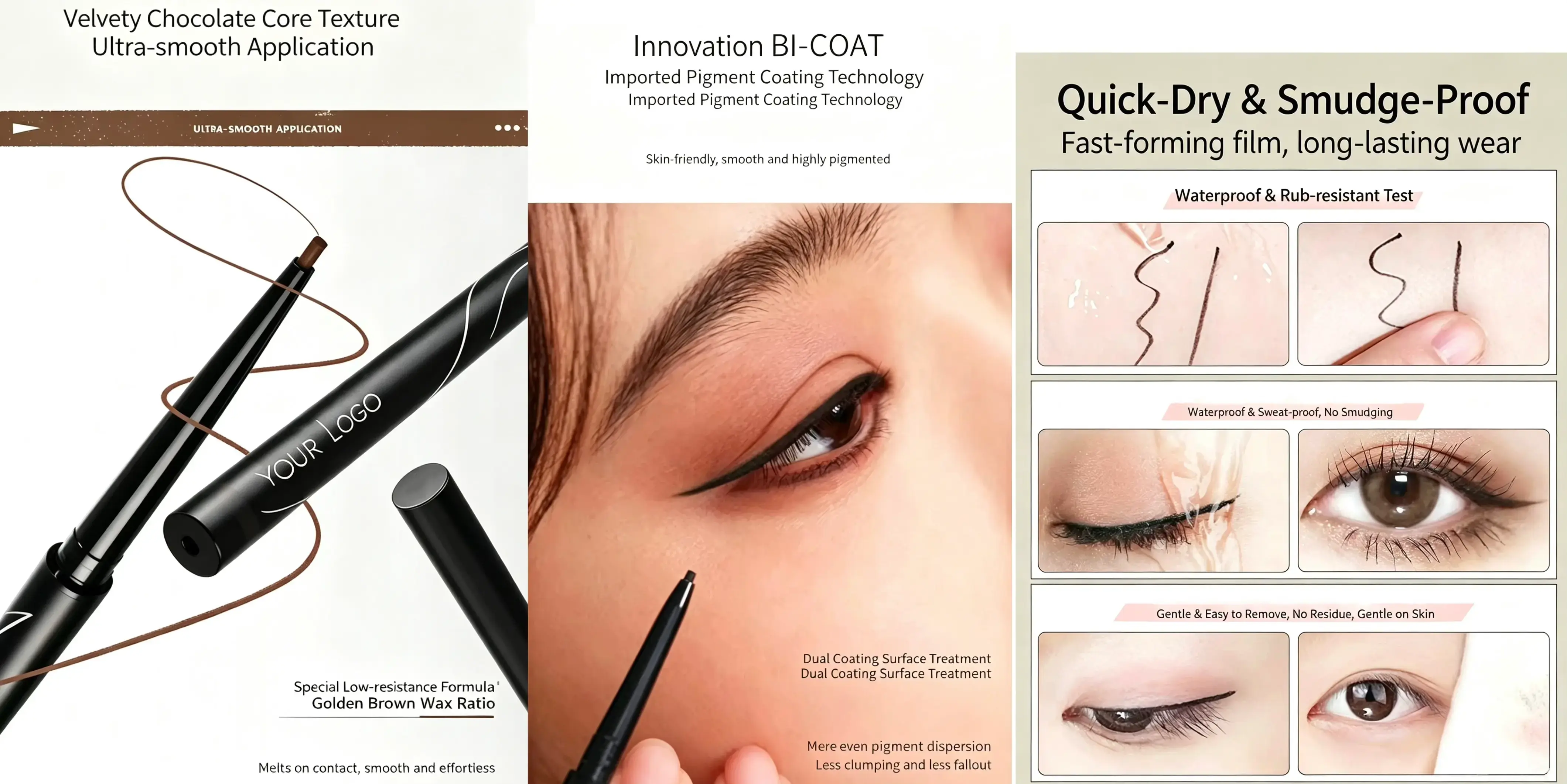 Smoothing Waterproof Gel Eyeliner Pencil 2 Smoothing Waterproof Gel Eyeliner Pencil 2