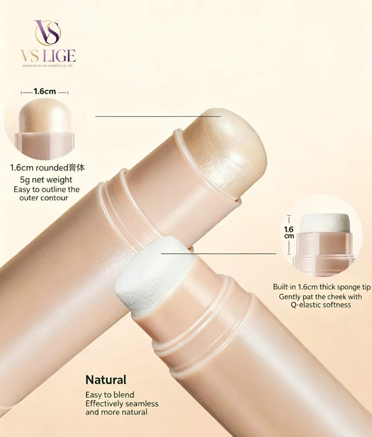 Dual-End Sponge Highlighter Stick